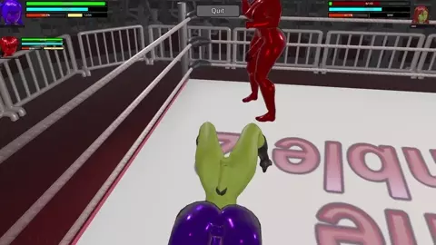 Naz Gets Slimed! Heroine Rumble 2