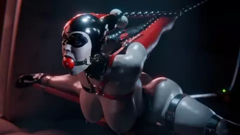 Harley Quinn in bondage
