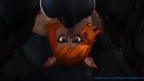 [GwKnimations] Squirrel Girl x Venom Face fuck