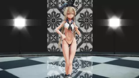 Adult Shimakaze - Do It Again [MMD R15] MMDPON