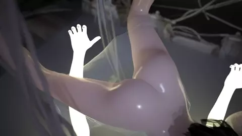 FGGB 59 Japanese Sadako ghost is pleasured in TV