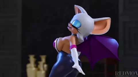 Rouge the Bat Paizure [Redmoa] [4k 60fps]