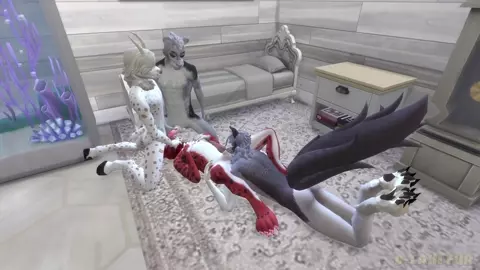 ♂️♂️ Four Bodies, One Fire: The Wild Inside❤️‍ [FURRY SIMS 4]