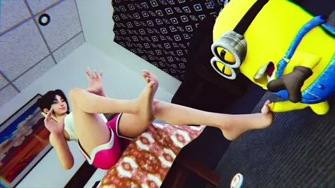 Mai Shiranui weird footjob