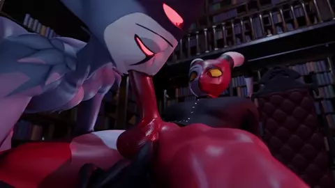 Stolas Giving Blitzo a 2 For 1 Pleasure [StrikeFromMidnight]