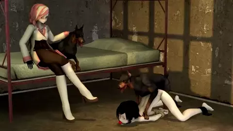 Ruby Rose raped by a dog