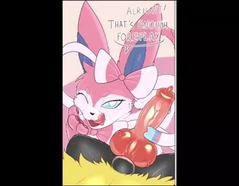 Mischievous Sylveon and Horny Braixen