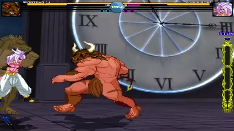Android 21 Defeated and Claimed by a Minotaur