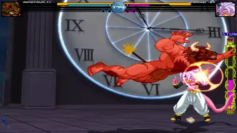 Android 21 Defeated and Claimed by a Minotaur