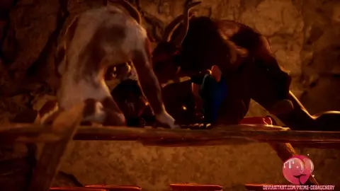 Goatmen's Cum-Dump Pharah [Pregnant]