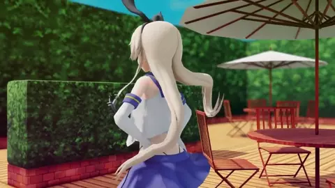 Shimakaze - Ghost Dance [MMD R15] Moeyasui Koneko