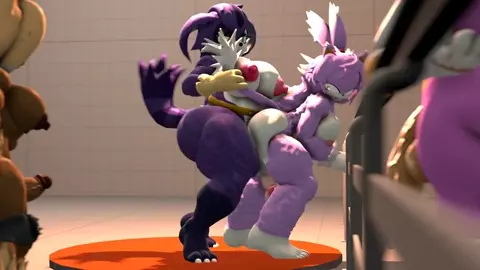 Fem Big Fuck Werewolf Blaze