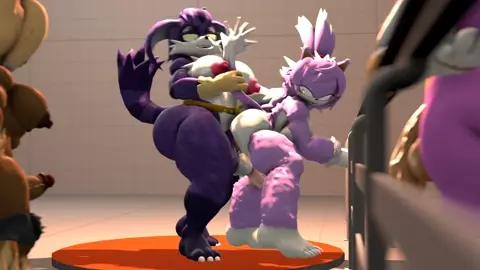 Fem Big Fuck Werewolf Blaze