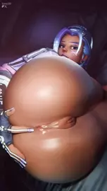 Sombra fingering her asshole...