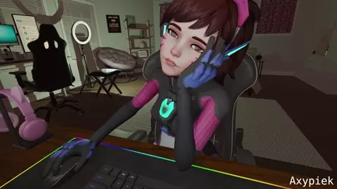 D.Va Stuffing Obsession with SOUND [Axypiek]