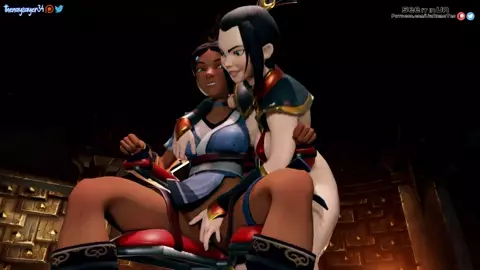 AzulaXKatara  Interrogation Tease