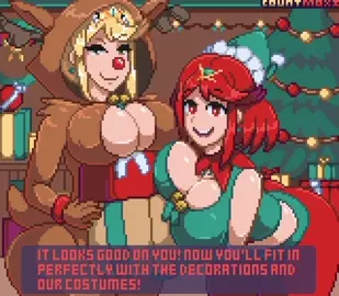 Pyra Mythra Christmas (No sound yet)