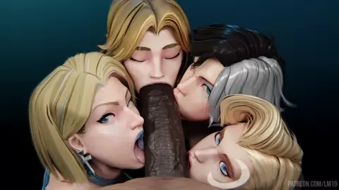 Marvel Rivals girls bj black ver