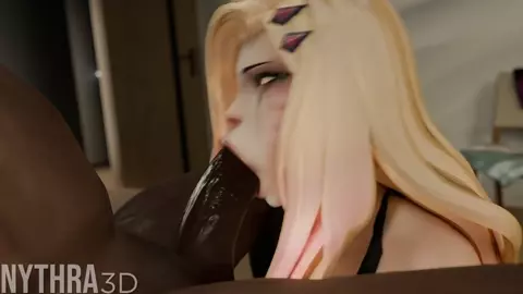 K/DA Ahri Sucks off a Fan [Black]