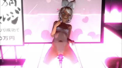 Kagamine Rin & Mikoto Misaka Belly Bulge Show [Small Breasts Lovers Club]