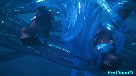 ZZZ Vivian tentacle breeding underwater
