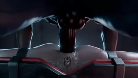 Harley Quinn spitroasted by the cops