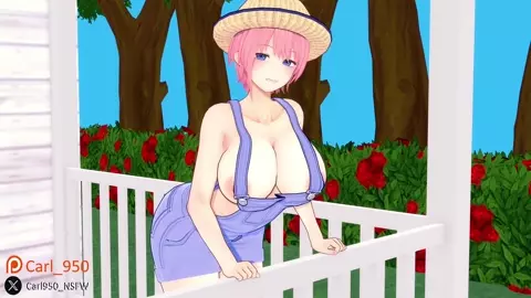 Ichika in overall - Animation