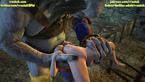 Triss Merigold Captured by giant Cyclop Monster