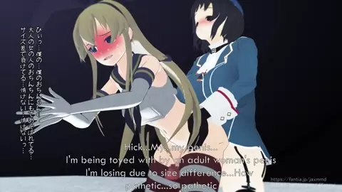 (ENG)Shimakaze-kun Comes Over Expecting To Have Sex With A Girl