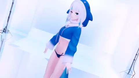 【R-18 MMD】 D.HOLIC - Chewy - Gawr Gura
