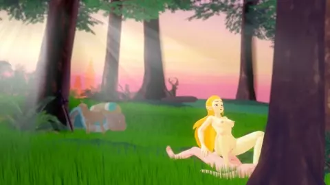Princess Zelda in Forest