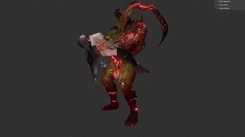 [X3D] tifa x ifrit canceled animation