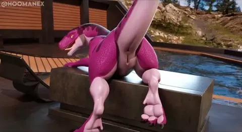 Purple dino fuck