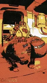 /Comic Style/ [ChitterCG] Big Ass Robot twerking for camera