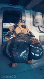 [ChitterCG] Spectre Jiggling his ass