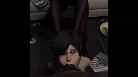 Tifa with Barret Wallace