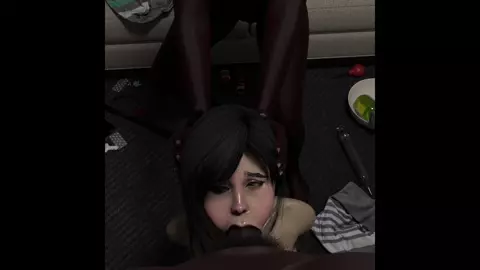 Tifa with Barret Wallace