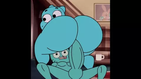 Nicole Watterson is Riding Gumball