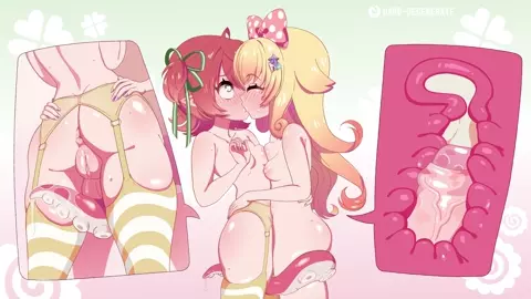 futanari girl creampied her friend