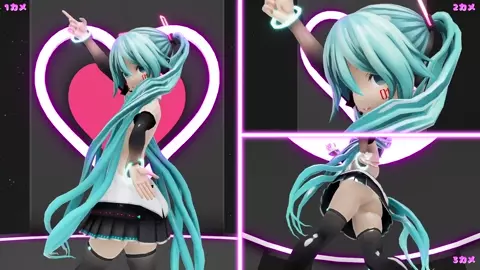[Hatsune Miku] Darling Dance [Transparent Pee]