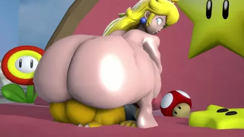 Princess Peach fucked by Bowser Jr.