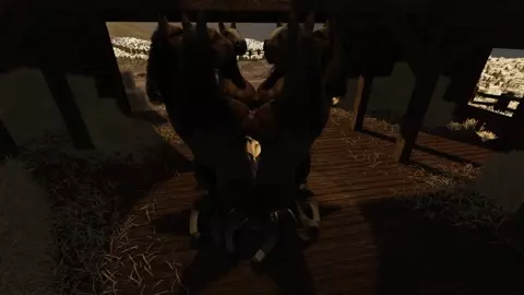 Tifa Lockhart and her 6 horsies (Stablehogger)