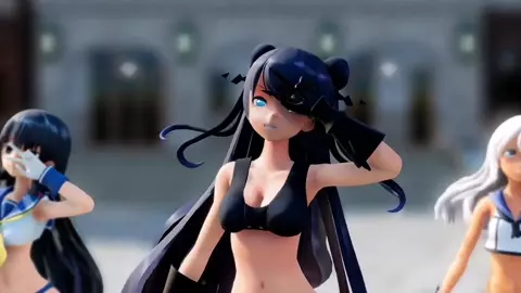 Shimakaze & Fleet Girls - Kimagure Mercy [MMD R15] HolyPanchiraKingdom
