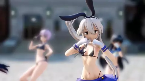 Shimakaze & Fleet Girls - Kimagure Mercy [MMD R15] HolyPanchiraKingdom