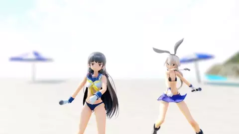 Shimakaze & Isokaze - Colorful x Melody [MMD R15] HolyPanchiraKingdom