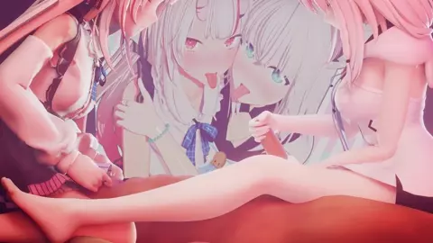 Nakiri Ayame & Shirakami fubuki_Hololive [Siresire]