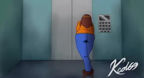 Trisha Tries to Hold it in the Elevator [kcol69]