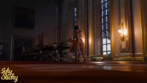 Pharah And Ashe Bent Over [IckySticky][4K60FPS]