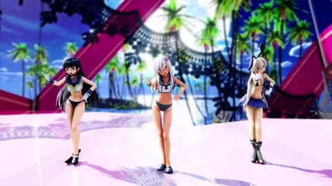 Shimakaze, Isokaze & Ro500 - Chocolate Disco [MMD R15] HolyPanchiraKingdom