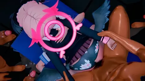 [Mr. No Face] Hanako and Koharu Sex (All Ver)